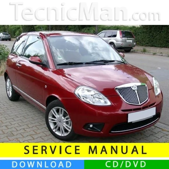 Lancia Ypsilon service manual (2003-2011) (MultiLang)