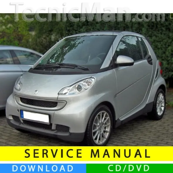 Smart Fortwo service manual (2007-2014) (EN-IT-DE)