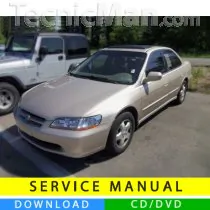 Honda Accord service manual (1998-2002) (EN)