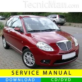 Lancia Ypsilon service manual (2003-2011) (MultiLang)