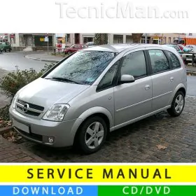 Opel Meriva A service manual (2003-2010) (IT)