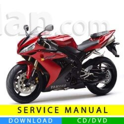 Yamaha YZF R1 Service Manual CD For 2009-2014 Models – Workshop