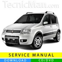 Fiat Panda service manual (2003-2012) (Multilang)