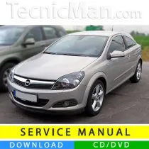Opel Astra H service manual (2004-2010) (EN-IT)